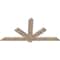 Ekena Millwork Kennewick Smooth Timber Gable Bracket, Douglas Fir, 72"W x 36"H x 1 1/2"D x 5 1/2"F, 12/12 Pitch GBW072X36X0206KEN00SDF - alternate 5